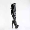 Pleaser - JUBILANT3018 Bottes cuissardes à plateforme - Noir Product image